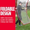 image:imageFranklin Sports Baseball Rebounders  Pitchback Nest  Pitch Return Trainer  Rebound Net with Attachable Pitching Target All Angle Fielding Rebound Net for Grounders  Pop Flies68 x 48 inch