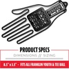 image:imageFranklin Sports Batting Glove Aerator Inserts  Dries Sweat  Eliminates Odor  Fits Baseball Softball Football Golf  Work Gloves  Adult  Kids SizesYouth Pack of 6