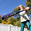 image:imageFranklin Sports Blaster Plastic Baseball Bat  Ball Set  Youth 32 Toy Bat  Official Stitched 70mm Lightweight BallBat and Ball Set