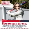 image:imageFranklin Sports Blaster Plastic Baseball Bat  Ball Set  Youth 32 Toy Bat  Official Stitched 70mm Lightweight BallBat and Ball Set