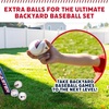 image:imageFranklin Sports Blaster Plastic Baseball Bat  Ball Set  Youth 32 Toy Bat  Official Stitched 70mm Lightweight BallReplacement Balls