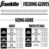 image:imageFranklin Sports CTZ5000 Baseball Gloves  Adult  Youth Fielding Gloves  Catchers Mitts  Multiple Styles  ColorsBlack Chrome