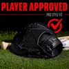 image:imageFranklin Sports CTZ5000 Baseball Gloves  Adult  Youth Fielding Gloves  Catchers Mitts  Multiple Styles  ColorsBlack Chrome