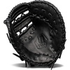 image:imageFranklin Sports CTZ5000 Baseball Gloves  Adult  Youth Fielding Gloves  Catchers Mitts  Multiple Styles  ColorsBlack Chrome