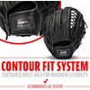 image:imageFranklin Sports CTZ5000 Baseball Gloves  Adult  Youth Fielding Gloves  Catchers Mitts  Multiple Styles  ColorsBlack Chrome