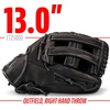 image:imageFranklin Sports CTZ5000 Baseball Gloves  Adult  Youth Fielding Gloves  Catchers Mitts  Multiple Styles  ColorsBlack Chrome