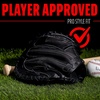 image:imageFranklin Sports CTZ5000 Baseball Gloves  Adult  Youth Fielding Gloves  Catchers Mitts  Multiple Styles  ColorsBlack Chrome