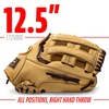 image:imageFranklin Sports CTZ5000 Baseball Gloves  Adult  Youth Fielding Gloves  Catchers Mitts  Multiple Styles  ColorsCamelBrown