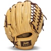 image:imageFranklin Sports CTZ5000 Baseball Gloves  Adult  Youth Fielding Gloves  Catchers Mitts  Multiple Styles  ColorsCamelBrown