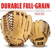 image:imageFranklin Sports CTZ5000 Baseball Gloves  Adult  Youth Fielding Gloves  Catchers Mitts  Multiple Styles  ColorsCamelBrown