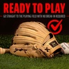 image:imageFranklin Sports CTZ5000 Baseball Gloves  Adult  Youth Fielding Gloves  Catchers Mitts  Multiple Styles  ColorsCamelBrown