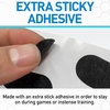 image:imageFranklin Sports Eye Black Stickers for Kids  Customizable Lettering Baseball and Football Eye Black Stickers  White Pencil Included  Includes 24 PairsBlack