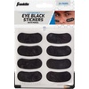 image:imageFranklin Sports Eye Black Stickers for Kids  Customizable Lettering Baseball and Football Eye Black Stickers  White Pencil Included  Includes 24 PairsBlack