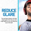 image:imageFranklin Sports Eye Black Stickers for Kids  Customizable Lettering Baseball and Football Eye Black Stickers  White Pencil Included  Includes 24 PairsBlack