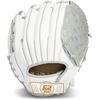 image:imageFranklin Sports Fastpitch Softball Glove  Field Master Fastpitch  Softball Mitt  Womens  Girls  White  GreyWhiteGrey