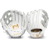 image:imageFranklin Sports Fastpitch Softball Glove  Field Master Fastpitch  Softball Mitt  Womens  Girls  White  GreyWhiteGrey