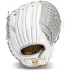 image:imageFranklin Sports Fastpitch Softball Glove  Field Master Fastpitch  Softball Mitt  Womens  Girls  White  GreyWhiteGrey