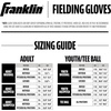image:imageFranklin Sports Fastpitch Softball Glove  Field Master Fastpitch  Softball Mitt  Womens  Girls  White  GreyWhiteGrey
