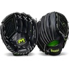 image:imageFranklin Sports Field Master Baseball  Softball Glove  Field Master Adult  Youth Baseball  Softball Mitt  Mens  Womens GlovesBlack