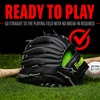 image:imageFranklin Sports Field Master Baseball  Softball Glove  Field Master Adult  Youth Baseball  Softball Mitt  Mens  Womens GlovesBlack