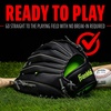 image:imageFranklin Sports Field Master Baseball  Softball Glove  Field Master Adult  Youth Baseball  Softball Mitt  Mens  Womens GlovesBlack