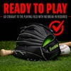image:imageFranklin Sports Field Master Baseball  Softball Glove  Field Master Adult  Youth Baseball  Softball Mitt  Mens  Womens GlovesBlack