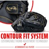 image:imageFranklin Sports Field Master Baseball  Softball Glove  Field Master Adult  Youth Baseball  Softball Mitt  Mens  Womens GlovesBlackGold