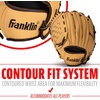 image:imageFranklin Sports Field Master Baseball  Softball Glove  Field Master Adult  Youth Baseball  Softball Mitt  Mens  Womens GlovesBlackGold