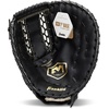 image:imageFranklin Sports Field Master Baseball  Softball Glove  Field Master Adult  Youth Baseball  Softball Mitt  Mens  Womens GlovesBlackGold
