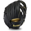 image:imageFranklin Sports Field Master Baseball  Softball Glove  Field Master Adult  Youth Baseball  Softball Mitt  Mens  Womens GlovesBlackGold