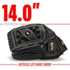 image:imageFranklin Sports Field Master Baseball  Softball Glove  Field Master Adult  Youth Baseball  Softball Mitt  Mens  Womens GlovesBlackGold