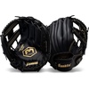 image:imageFranklin Sports Field Master Baseball  Softball Glove  Field Master Adult  Youth Baseball  Softball Mitt  Mens  Womens GlovesBlackGold