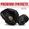 image:imageFranklin Sports Field Master Baseball  Softball Glove  Field Master Adult  Youth Baseball  Softball Mitt  Mens  Womens GlovesBlackGold
