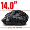 image:imageFranklin Sports Field Master Baseball  Softball Glove  Field Master Adult  Youth Baseball  Softball Mitt  Mens  Womens GlovesBlackGold