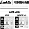 image:imageFranklin Sports Field Master Baseball  Softball Glove  Field Master Adult  Youth Baseball  Softball Mitt  Mens  Womens GlovesBlackGold