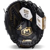 image:imageFranklin Sports Field Master Baseball  Softball Glove  Field Master Adult  Youth Baseball  Softball Mitt  Mens  Womens GlovesBlackGold