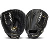 image:imageFranklin Sports Field Master Baseball  Softball Glove  Field Master Adult  Youth Baseball  Softball Mitt  Mens  Womens GlovesBlackGold