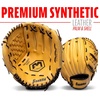 image:imageFranklin Sports Field Master Baseball  Softball Glove  Field Master Adult  Youth Baseball  Softball Mitt  Mens  Womens GlovesCamel