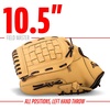image:imageFranklin Sports Field Master Baseball  Softball Glove  Field Master Adult  Youth Baseball  Softball Mitt  Mens  Womens GlovesCamel