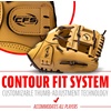 image:imageFranklin Sports Field Master Baseball  Softball Glove  Field Master Adult  Youth Baseball  Softball Mitt  Mens  Womens GlovesCamel