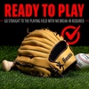 image:imageFranklin Sports Field Master Baseball  Softball Glove  Field Master Adult  Youth Baseball  Softball Mitt  Mens  Womens GlovesCamel