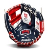 image:imageFranklin Sports Field Master Baseball  Softball Glove  Field Master Adult  Youth Baseball  Softball Mitt  Mens  Womens GlovesRedWhiteBlue