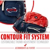 image:imageFranklin Sports Field Master Baseball  Softball Glove  Field Master Adult  Youth Baseball  Softball Mitt  Mens  Womens GlovesRedWhiteBlue