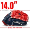 image:imageFranklin Sports Field Master Baseball  Softball Glove  Field Master Adult  Youth Baseball  Softball Mitt  Mens  Womens GlovesRedWhiteBlue