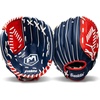 image:imageFranklin Sports Field Master Baseball  Softball Glove  Field Master Adult  Youth Baseball  Softball Mitt  Mens  Womens GlovesRedWhiteBlue
