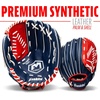 image:imageFranklin Sports Field Master Baseball  Softball Glove  Field Master Adult  Youth Baseball  Softball Mitt  Mens  Womens GlovesRedWhiteBlue