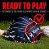 image:imageFranklin Sports Field Master Baseball  Softball Glove  Field Master Adult  Youth Baseball  Softball Mitt  Mens  Womens GlovesRedWhiteBlue