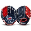 image:imageFranklin Sports Field Master Baseball  Softball Glove  Field Master Adult  Youth Baseball  Softball Mitt  Mens  Womens GlovesRedWhiteBlue