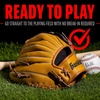 image:imageFranklin Sports Field Master Baseball  Softball Glove  Field Master Adult  Youth Baseball  Softball Mitt  Mens  Womens GlovesTan