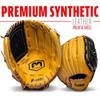 image:imageFranklin Sports Field Master Baseball  Softball Glove  Field Master Adult  Youth Baseball  Softball Mitt  Mens  Womens GlovesTan